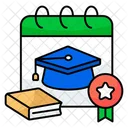 Education Schedule Education Timetable Education Calendar Icon