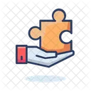 Education Solution Jigsaw Puzzle Solution Icon