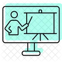 Education Technology Color Shadow Thinline Icon Icon