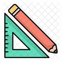 Education Tools Ruler Stationary Icon