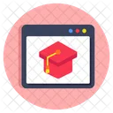 Education Website Online Education Online Learning Icon