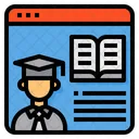 Browser Student Book Icon