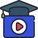 Educational Online Lecture Online Video Icon
