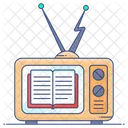 Educational Channel Educational Transmission Online Study Icon