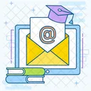 Online Education Education Message Educational Letter Icon