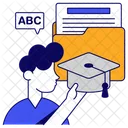 Educational Folder Academic Folder Document Icon