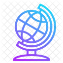 Globe Earth Map Education School Icon