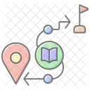Educational Journey Lineal Color Icon Icon