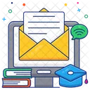 Educational Mail Academic Mail Email Icon