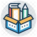 Educational Material Box Icon