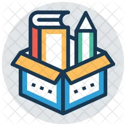 Educational material box  Icon