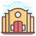 Educational School Building School Infrastructure Condominium Icon