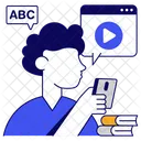 Educational video  Icon