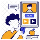 Educational video  Icon