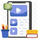 Educational Video Video Tutorial Online Video Icon