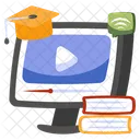 Educational Video Video Tutorial Online Video Icon