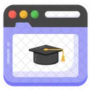 Educational Website Online Education Online Degree Icon