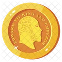 Edward Coin Edward Currency Gold Coin Icon
