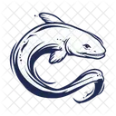 Eel Fish Animal Icon