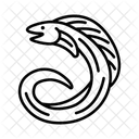 Eel Slippery Marine Icon