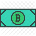 Efectivo Moneda Bitcoin Icon