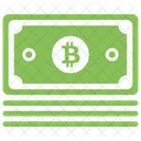 Efectivo de bitcoins  Icono