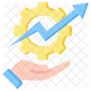Efficiency Productivity Growth Icon