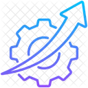 Efficiency Improvement Increase Icon