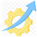Efficiency Improvement Increase Icon