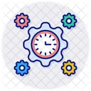 Efficiency Gear Processing Icon