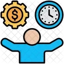 Efficiency Money Management Icon