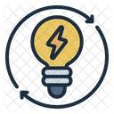 Efficiency Bulb Energy Icon
