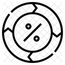 Efficiency Percentage Proficiency Icon