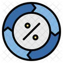 Efficiency Percentage Proficiency Icon