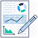 Efficiency Report Productivity Analysis Business Presentation Icon