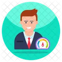Efficient Person  Icon