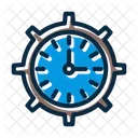 Clock Optimization Gear Icon