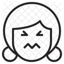 Effrayé  Icône