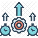 Eficiencia Roda Dentada Pontas De Seta Ícone