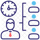 Eficiencia Trabalho Em Equipe Tempo Ícone
