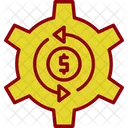 Eficiencia Engrenagem Processamento Icon