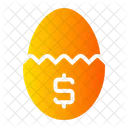 Egg Money Investment Icon