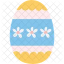 Egg Easter Flower Icon