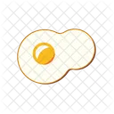 Egg Yolk Fried Icon