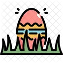 Egg Grass Easter Icon