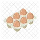 Egg Tray Food Icon