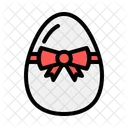 Egg Ribbon Decorate Icon