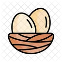 Egg Bird Nest Icon