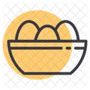 Egg Bowl Basket Icon