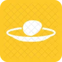 Egg Plate Food Icon